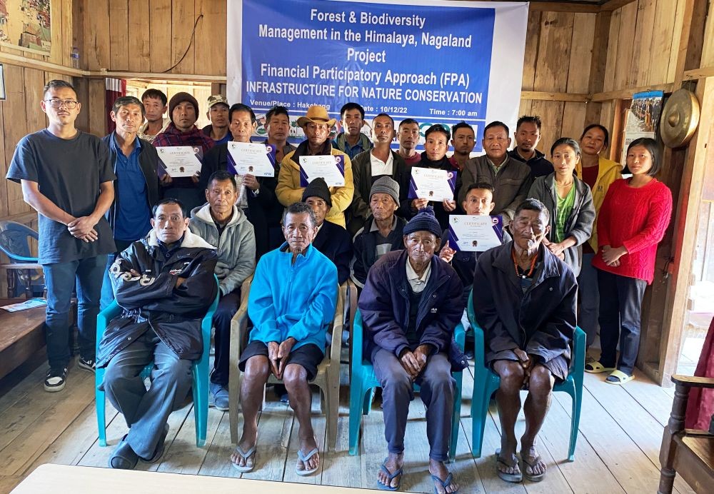 Communities of 13 villages in Nagaland competed in designing infrastructure requirement in respective villages.